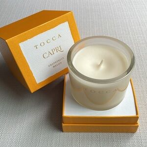 TOCCA CAPRI grapefruit melon home candle in box